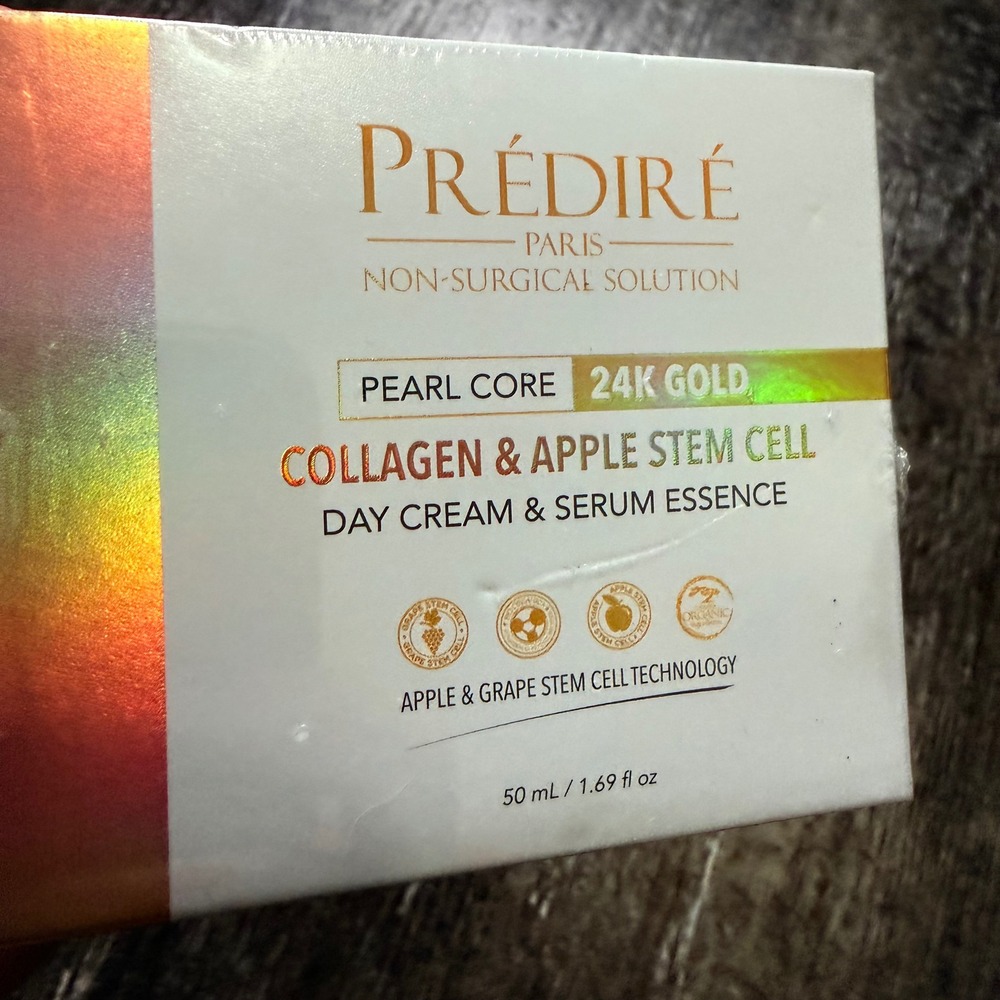 Predire Paris 24K Gold Collagen Apple Stem Cell Day Cream Serum Women 50ml Gold